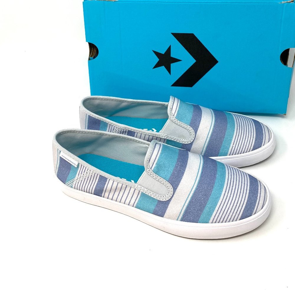Converse Rio Slip On Blue Canvas Women’s 564330F - Picture 8 of 10